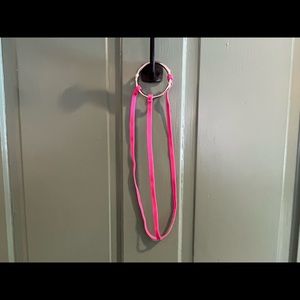 Metal Ring Bulge Enhancer Hot Pink G-String - OS